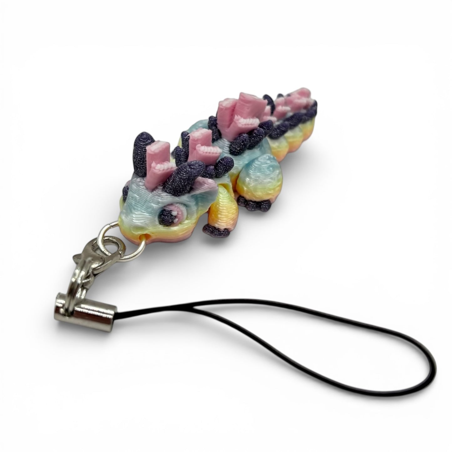 Book Dragon Charm Straps & Dust Plugs  - Cute 3d printed Charms for Kindles, E-Reader, Phones, etc