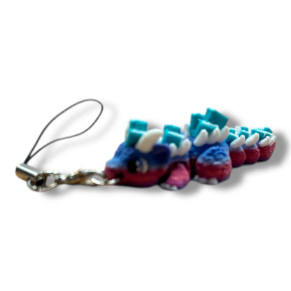 Book Dragon Charm Straps & Dust Plugs  - Cute 3d printed Charms for Kindles, E-Reader, Phones, etc