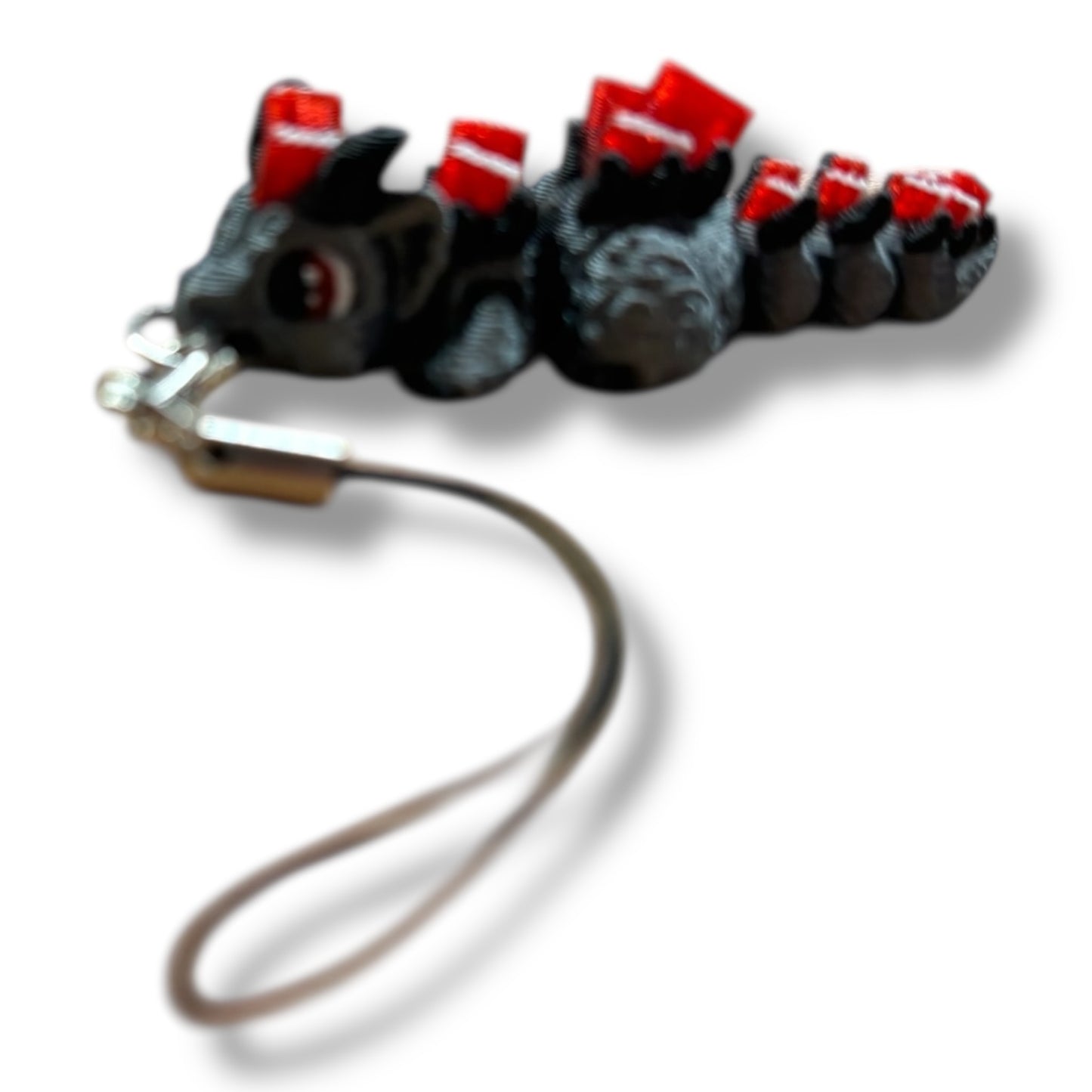 Book Dragon Charm Straps & Dust Plugs  - Cute 3d printed Charms for Kindles, E-Reader, Phones, etc