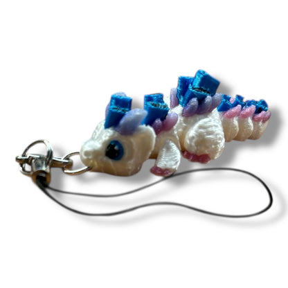 Book Dragon Charm Straps & Dust Plugs  - Cute 3d printed Charms for Kindles, E-Reader, Phones, etc