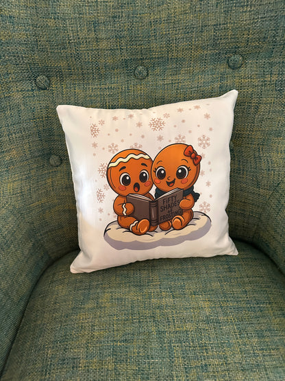 Bookish 13x13 inch pillow case - multiple options