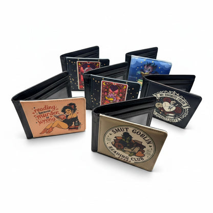 Bookish Bifold Wallets. Choose Your Reader Personality