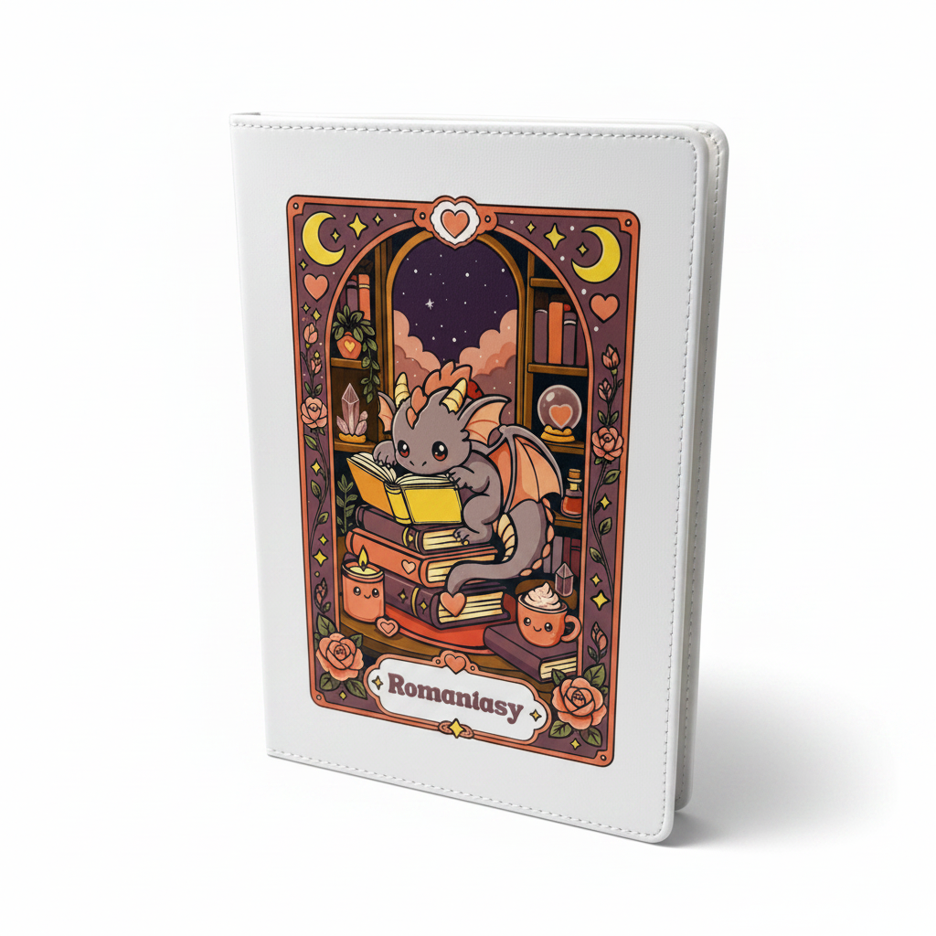 Bookish Journal for readers and writers A5 100 page lined journals featuring original art by Wendy Owens