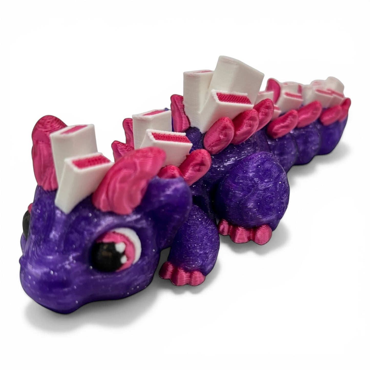 Giant 9 inch Book Dragons Articulated 3D Printed