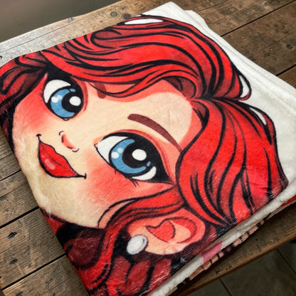 Character Blanket | 40"x50" Cozy Reading Throw | Wendy Owens Books