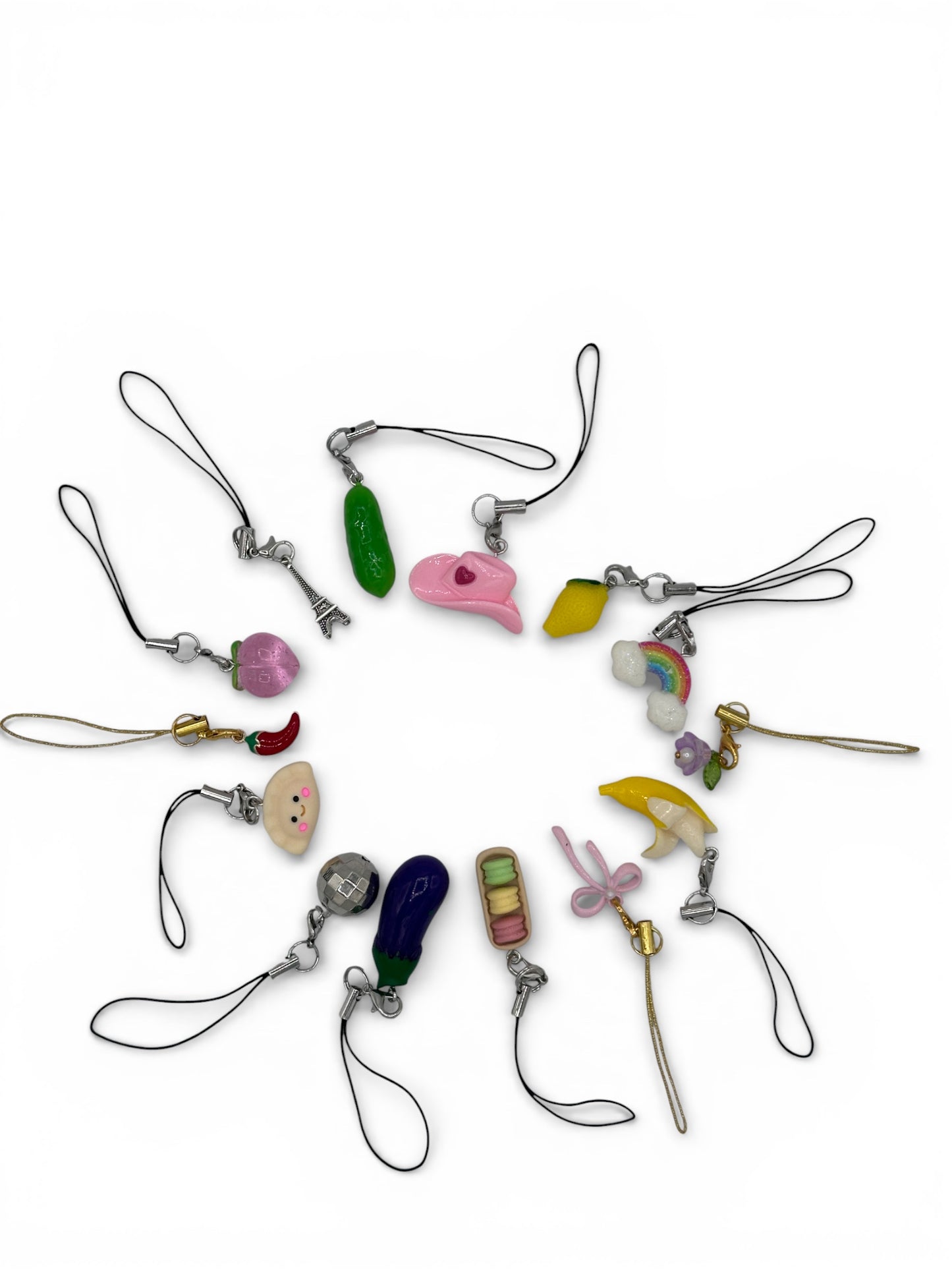 Charm Straps and Dust Plugs for any device - Cute Charms for Kindles, E-Reader, Phones, etc
