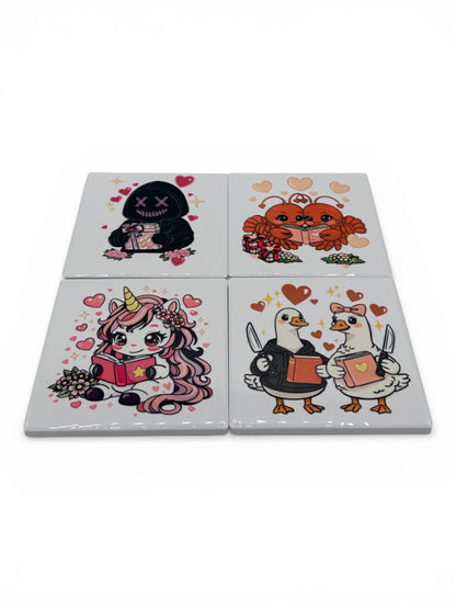 Valentine Book Bundle - Aesthetic Date with a Book Gift for Fantasy/Romantasy Readers