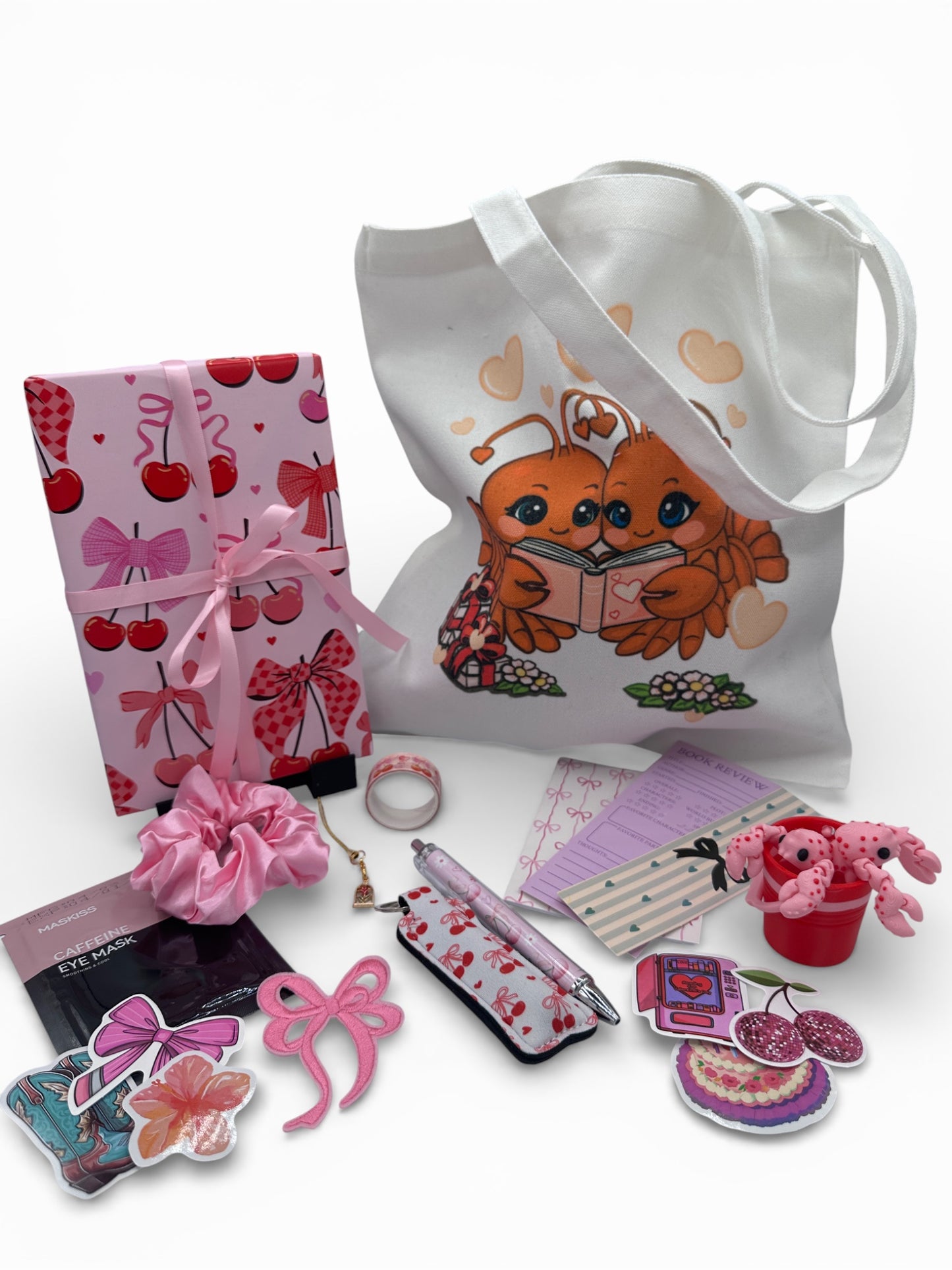 Valentine Book Bundle - Aesthetic Date with a Book Gift for Romance Readers