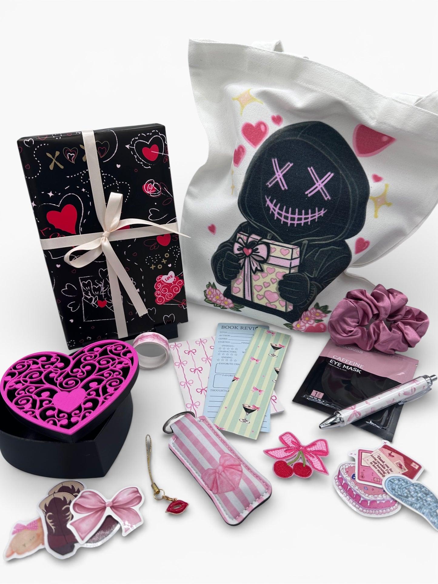 Valentine Book Bundle - Aesthetic Date with a Book Gift for Dark & Spicy Readers