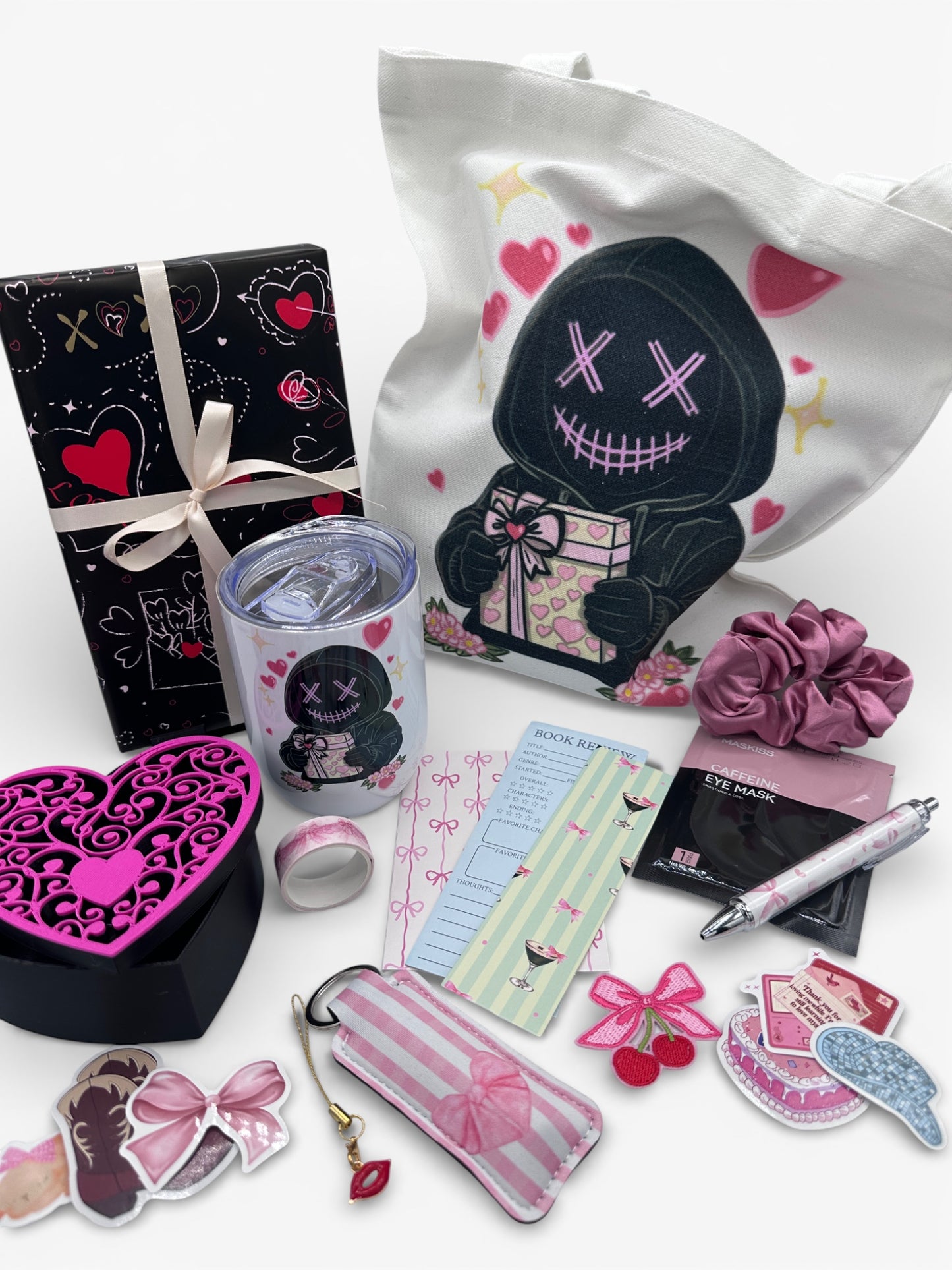 Valentine Book Bundle - Aesthetic Date with a Book Gift for Dark & Spicy Readers