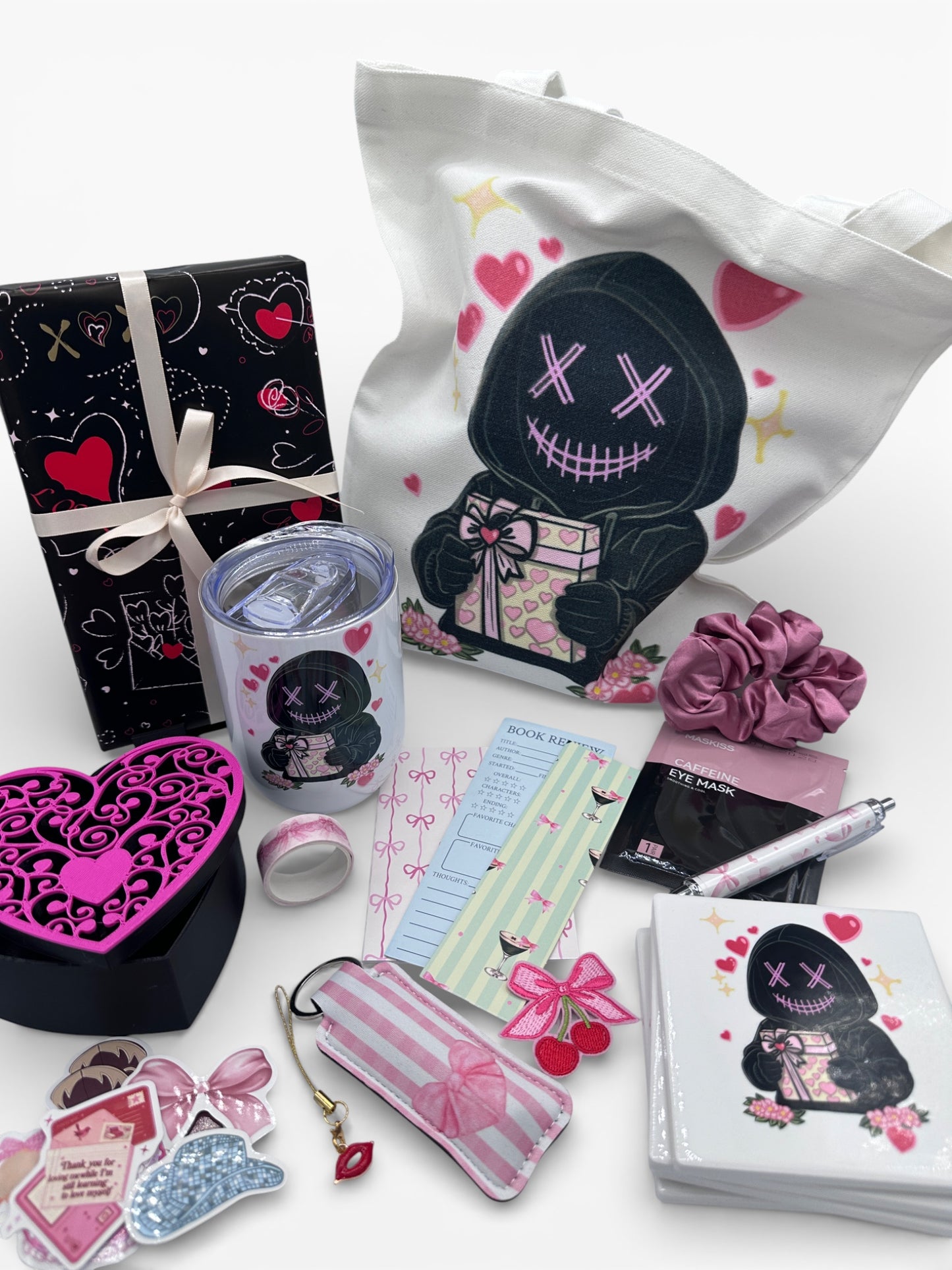 Valentine Book Bundle - Aesthetic Date with a Book Gift for Dark & Spicy Readers