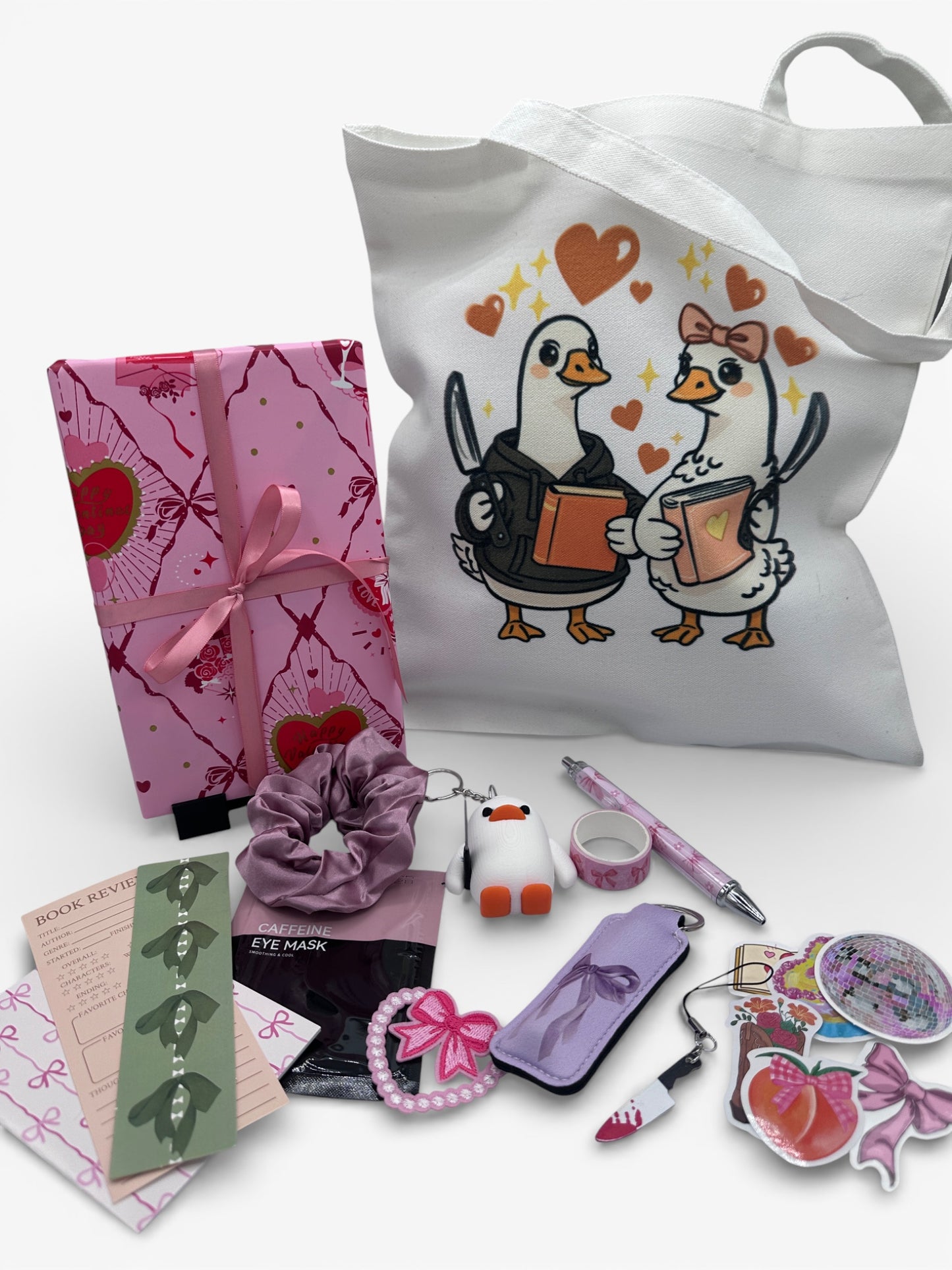 Valentine Book Bundle - Aesthetic Date with a Book Gift for Thriller Readers