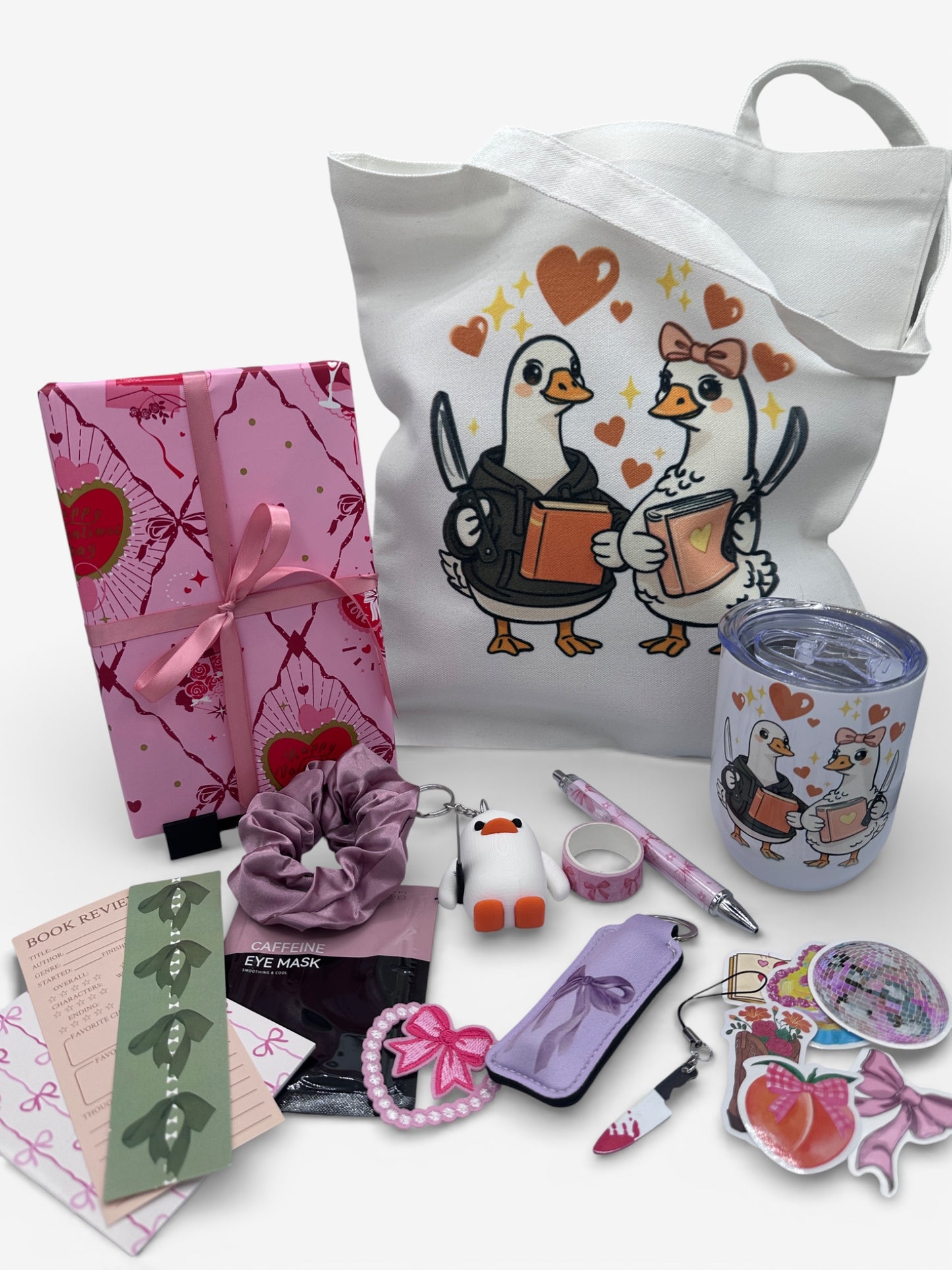 Valentine Book Bundle - Aesthetic Date with a Book Gift for Thriller Readers