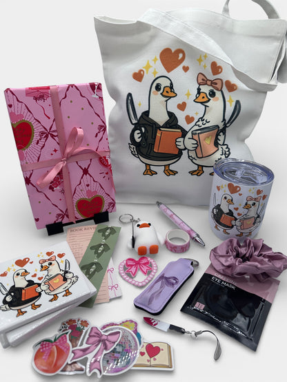 Valentine Book Bundle - Aesthetic Date with a Book Gift for Thriller Readers