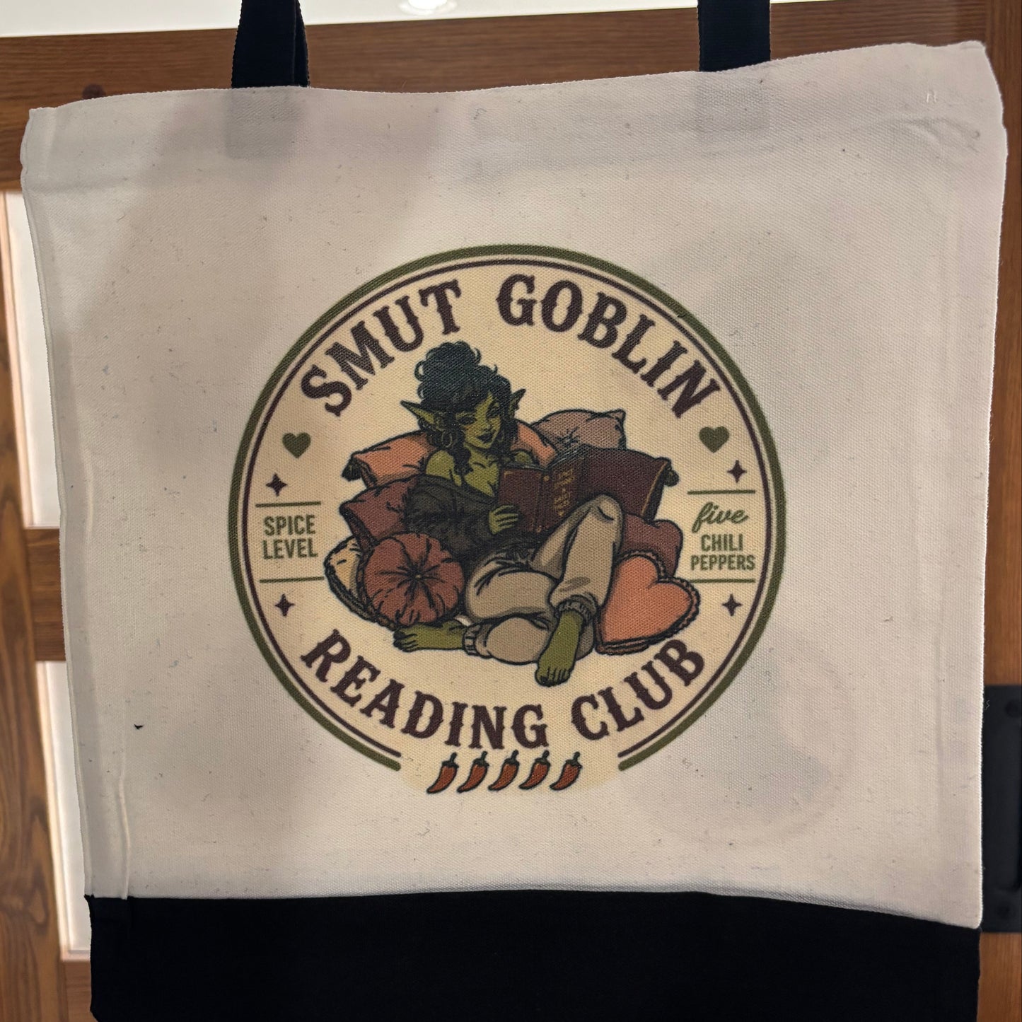 Bookish Canvas Totes - multiple options! Black bottom