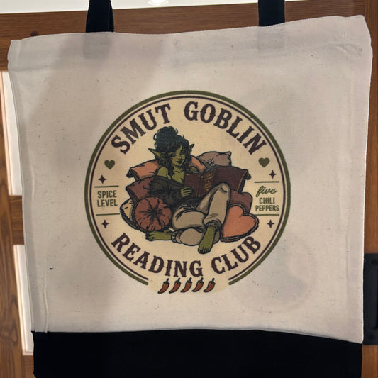 Bookish Canvas Totes - multiple options! Black bottom