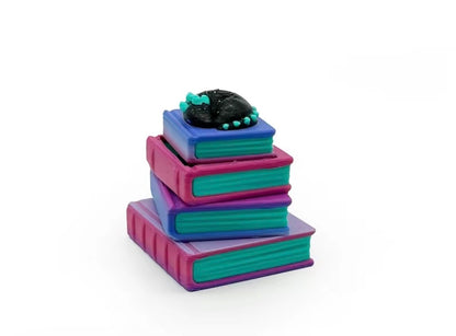 3D Printed Fidget Clicker Book Stack with several color and style options