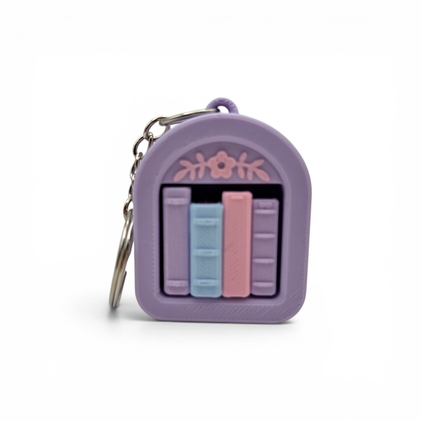 Traditional Bookcase Clicker — Mini 3D Printed Fidget Bookshelf