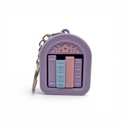 Traditional Bookcase Clicker — Mini 3D Printed Fidget Bookshelf