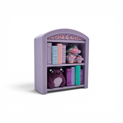 Traditional Bookcase Clicker — Mini 3D Printed Fidget Bookshelf