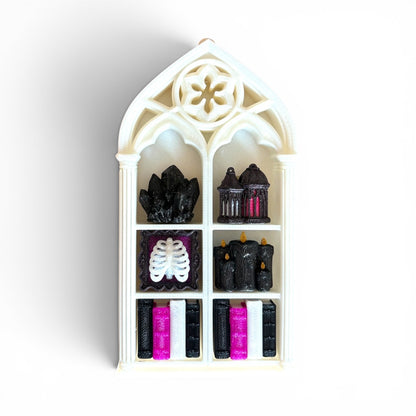 Bookcase 6 Clicker Mini 3D Printed Fidget Bookshelf