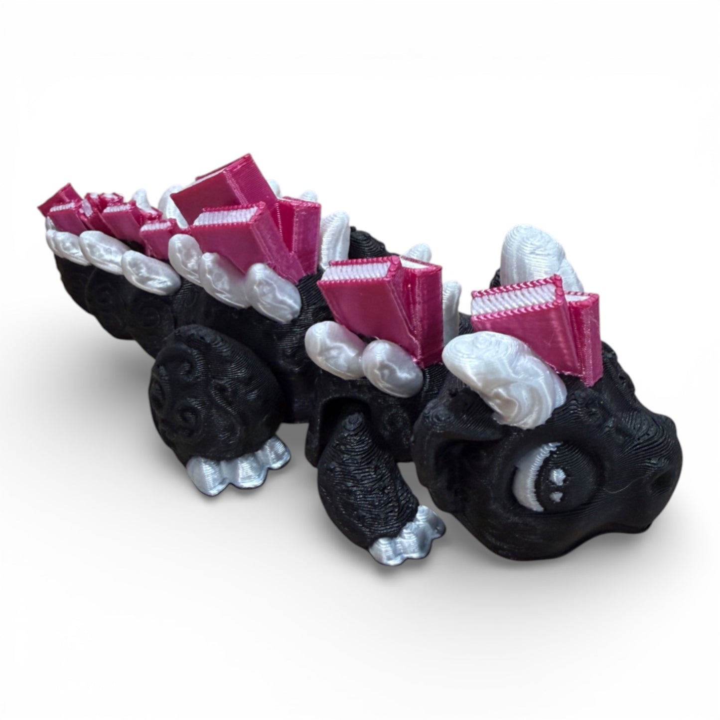 Giant 9 inch Book Dragons Articulated 3D Printed