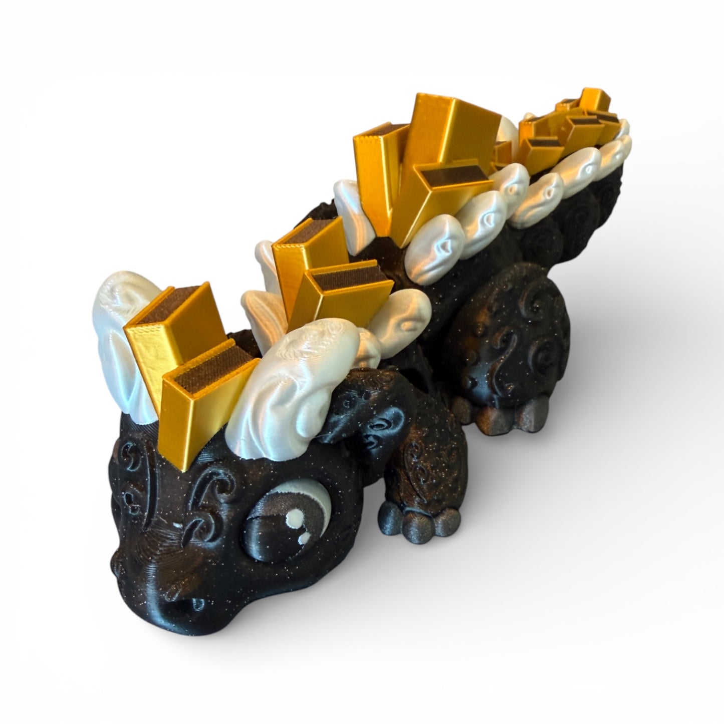 Book Dragons Articulated 3D Printed Fidgets