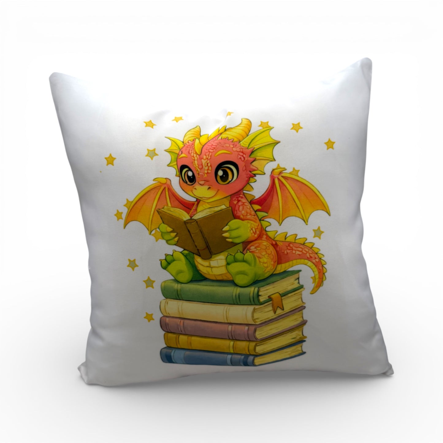Bookish Dragon 13x13 inch pillow case - multiple options