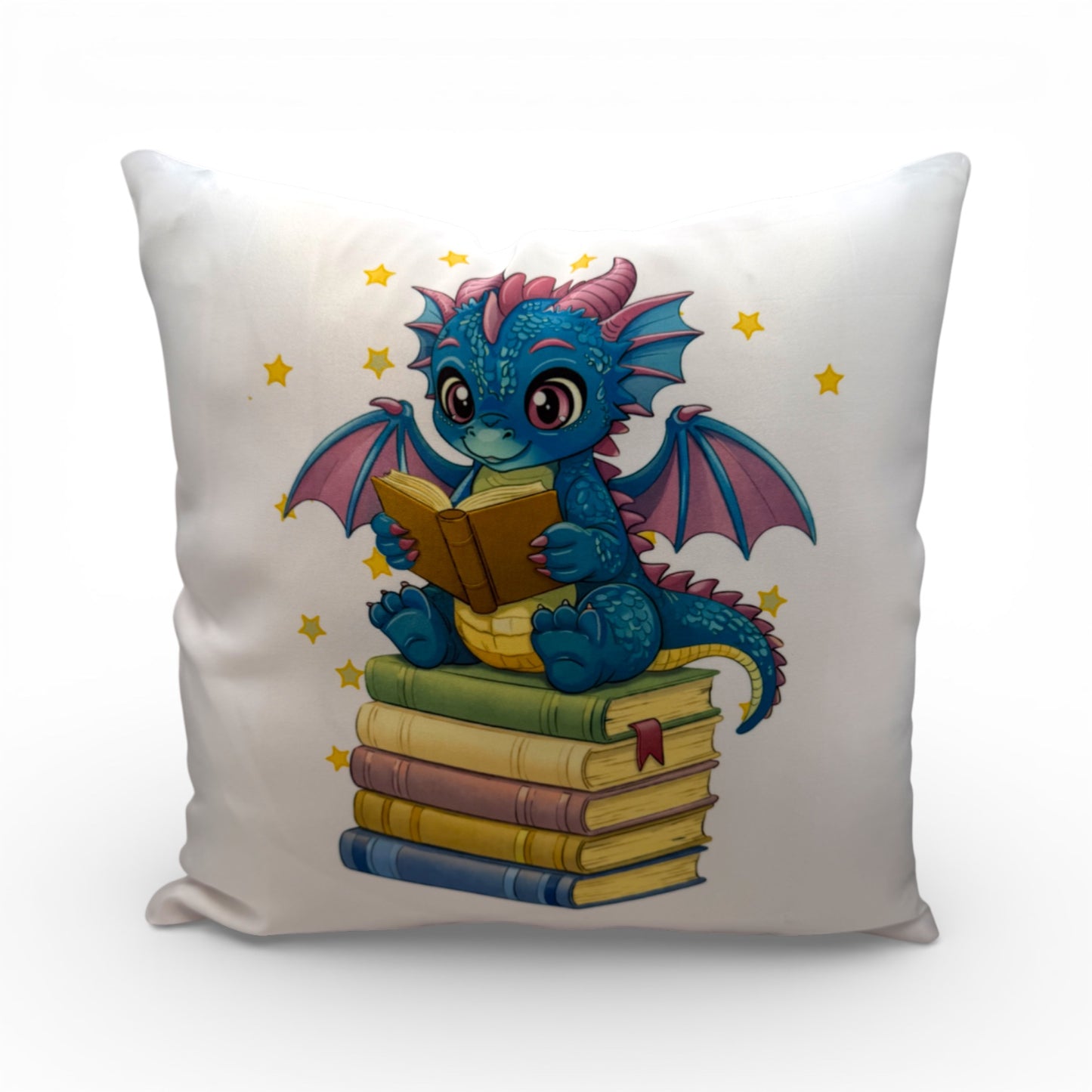 Bookish Dragon 13x13 inch pillow case - multiple options