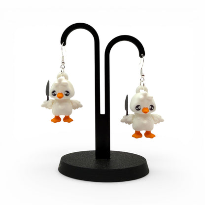 Articulated 3D Printed Earrings - Bookish Turtles & More!