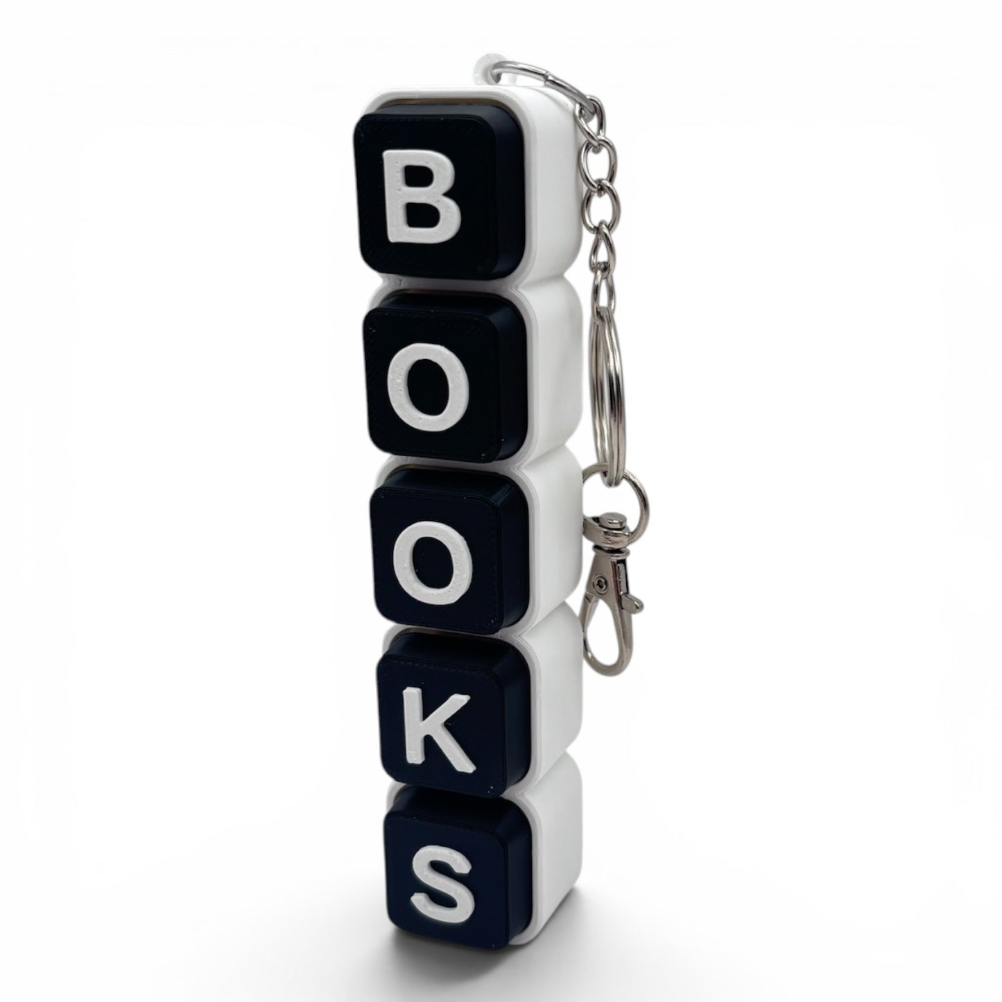 Bookish Keychain Mechanical Keycap Fidget Toy ASMR Clicker Gift