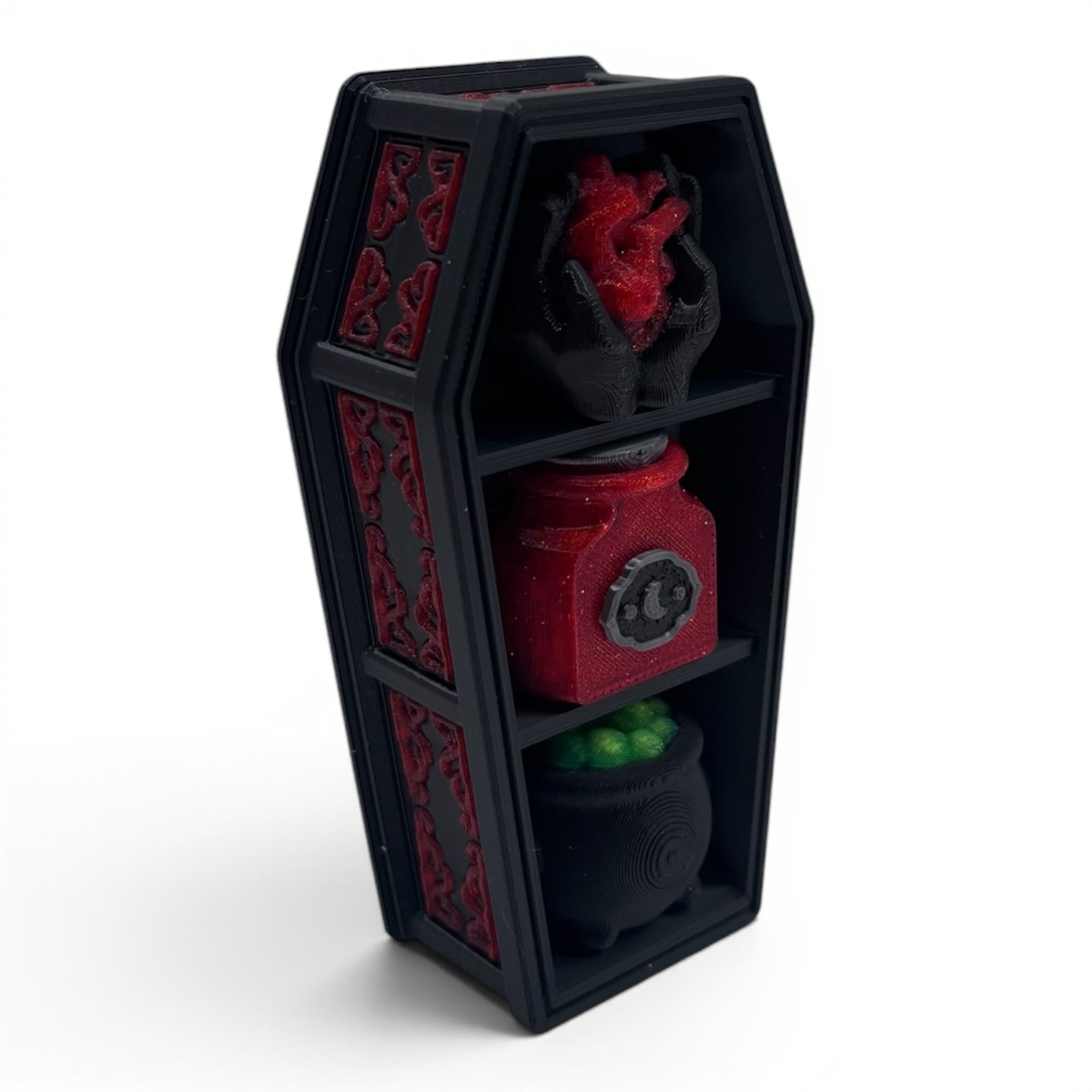 Spooky Coffin Bookshelf Fidget Clicker Halloween Fidget clicker Mechanical Sensory ASMR
