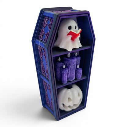 Spooky Coffin Bookshelf Fidget Clicker Halloween Fidget clicker Mechanical Sensory ASMR