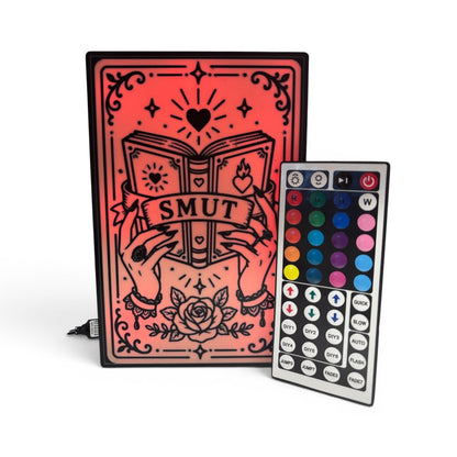 Bookish Color LED light boxes with color lights and remote