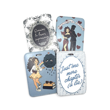 Book Lovers Luggage Tag - Bookish Luggage Tag - Book Enthusiast Gift - Bookish Travel Accessory