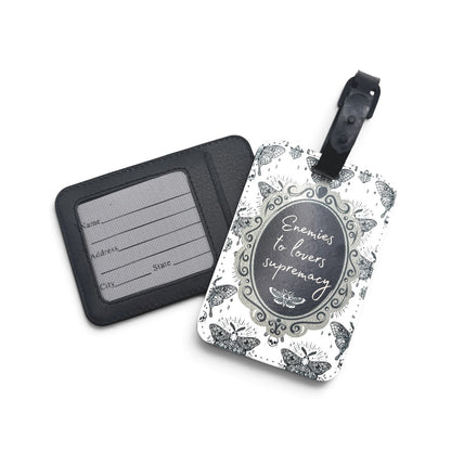 Book Lovers Luggage Tag - Bookish Luggage Tag - Book Enthusiast Gift - Bookish Travel Accessory