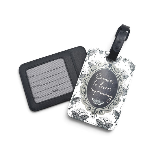 Book Lovers Luggage Tag - Bookish Luggage Tag - Book Enthusiast Gift - Bookish Travel Accessory