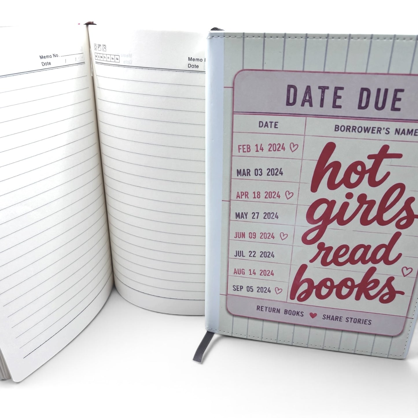 Bookish Journal for readers and writers A5 100 page lined journals featuring original art by Wendy Owens