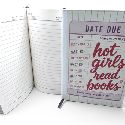 Bookish Journal for readers and writers A5 100 page lined journals featuring original art by Wendy Owens