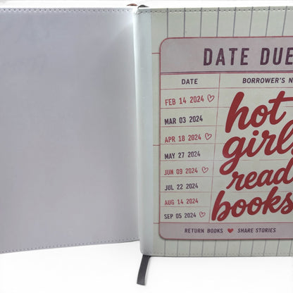 Bookish Journal for readers and writers A5 100 page lined journals featuring original art by Wendy Owens