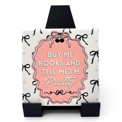 Bookish Build your own Coaster Set or Display Tiles (single coasters)
