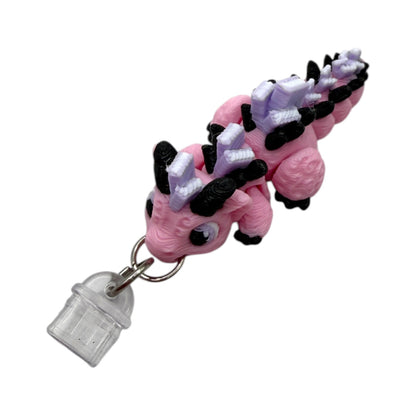 Book Dragon Charm Straps & Dust Plugs  - Cute 3d printed Charms for Kindles, E-Reader, Phones, etc