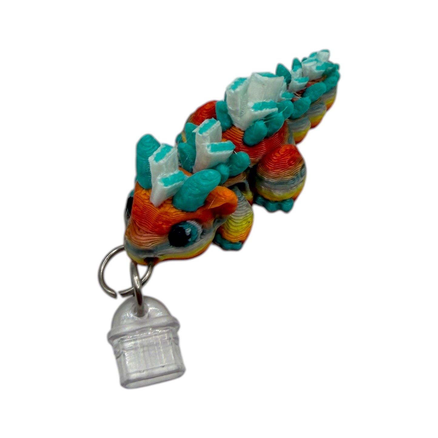 Book Dragon Charm Straps & Dust Plugs  - Cute 3d printed Charms for Kindles, E-Reader, Phones, etc