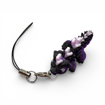 Book Dragon Charm Straps & Dust Plugs  - Cute 3d printed Charms for Kindles, E-Reader, Phones, etc