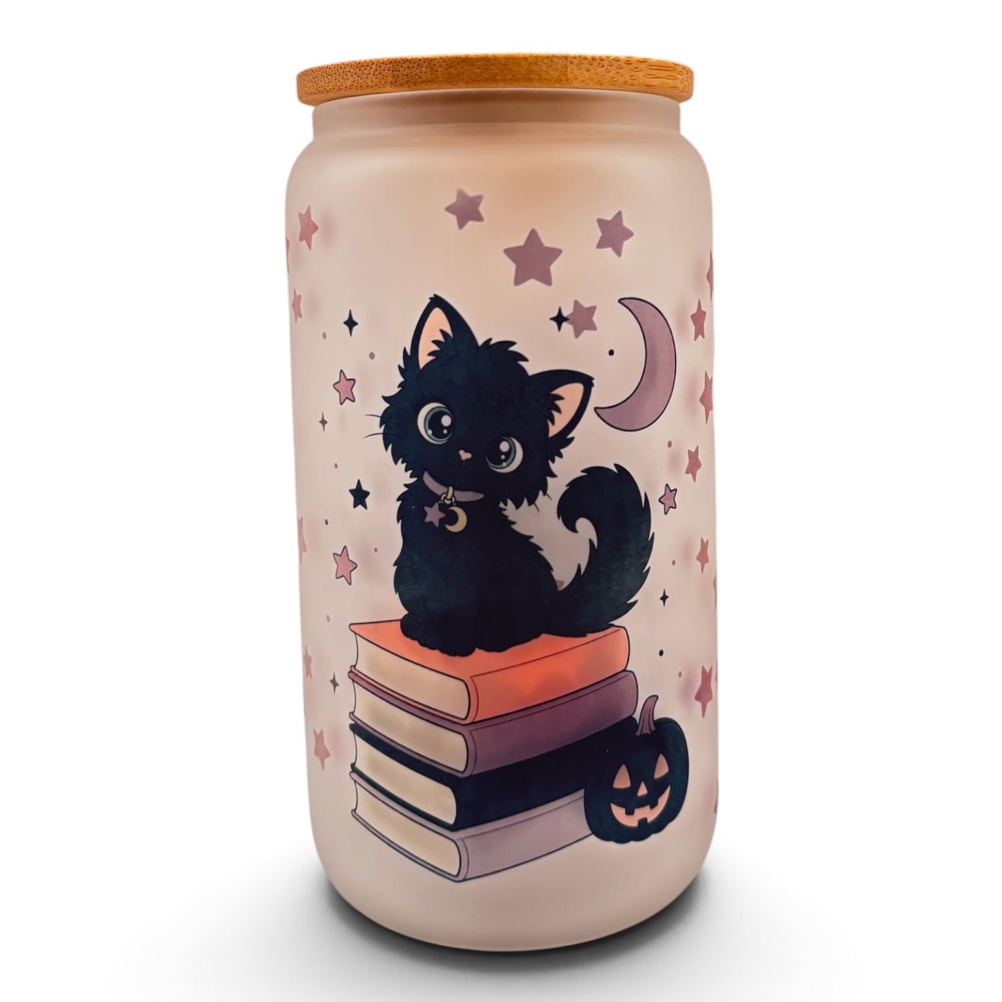 Bookish 16oz Frosted Glass Tumbler