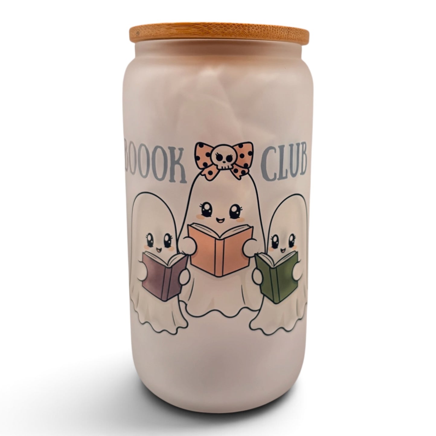 Bookish 16oz Frosted Glass Tumbler