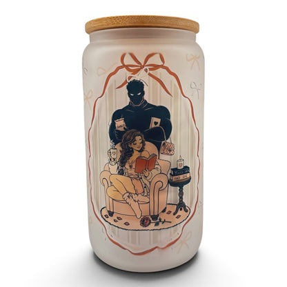 Bookish 16oz Frosted Glass Tumbler