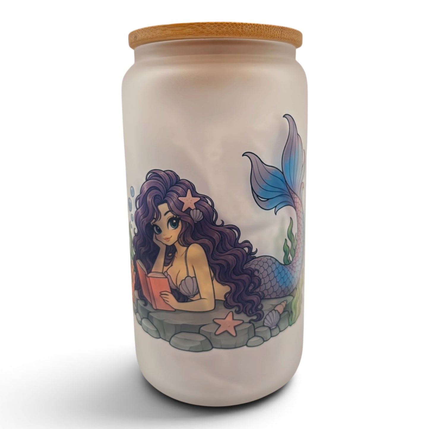 Bookish 16oz Frosted Glass Tumbler