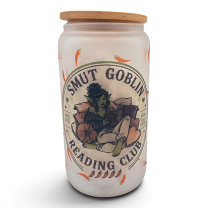 Bookish 16oz Frosted Glass Tumbler
