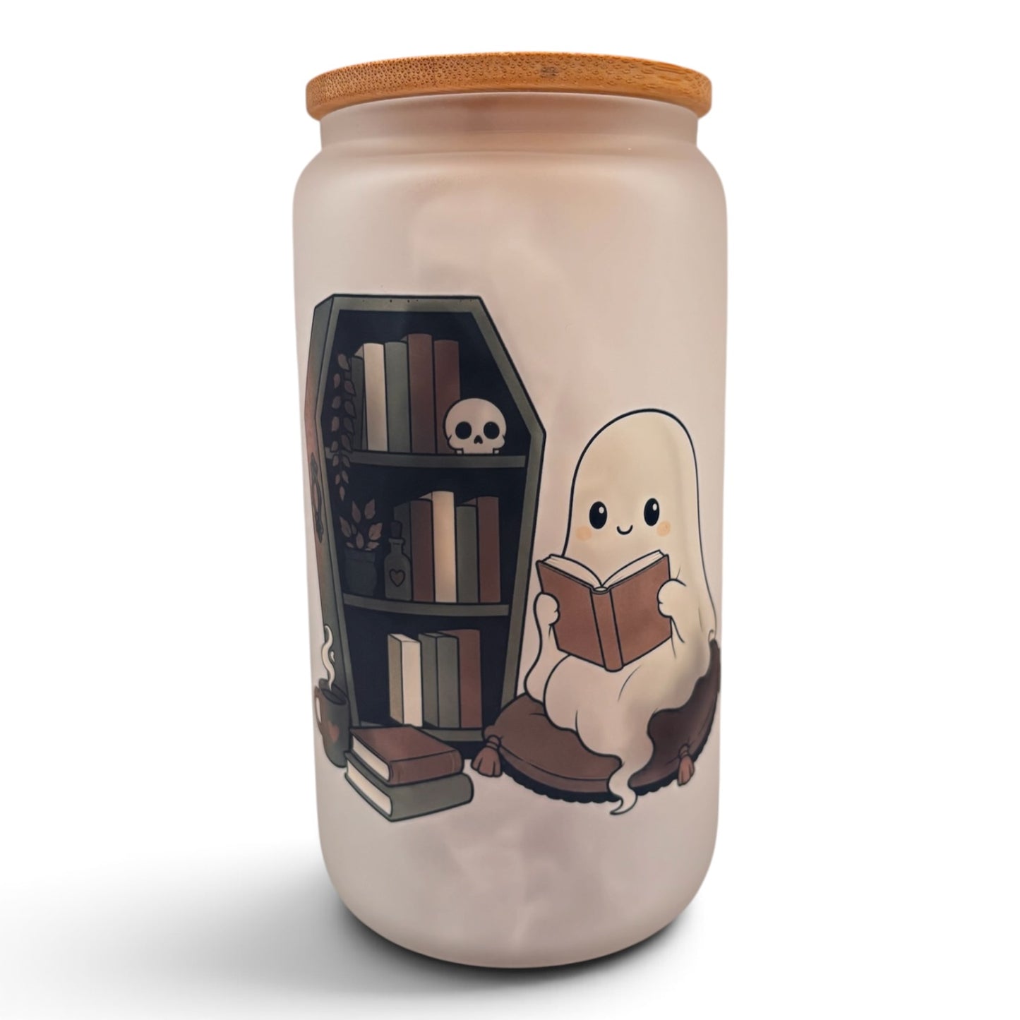 Bookish 16oz Frosted Glass Tumbler